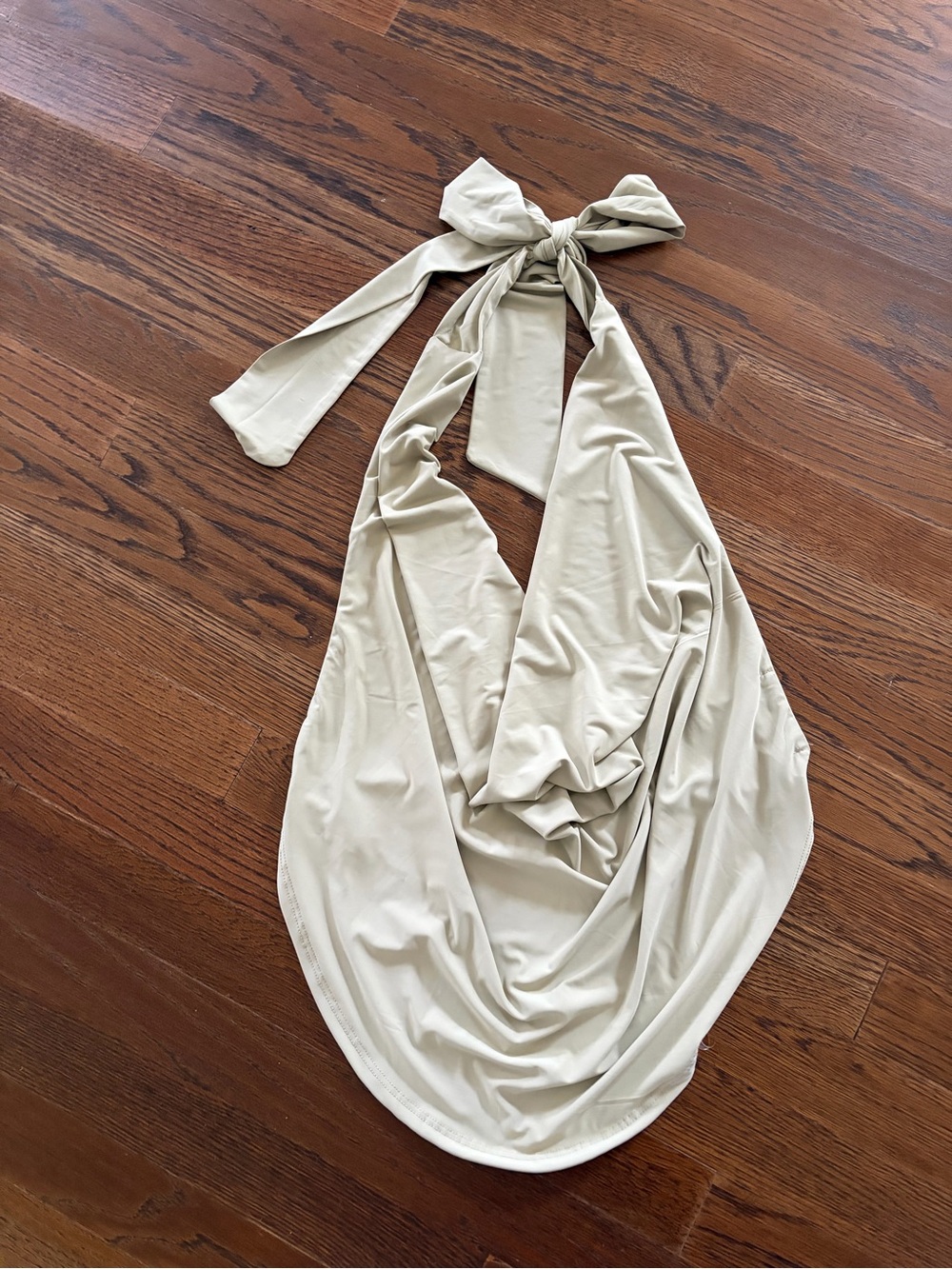 DNA couture Halter going out Top with Tie Back